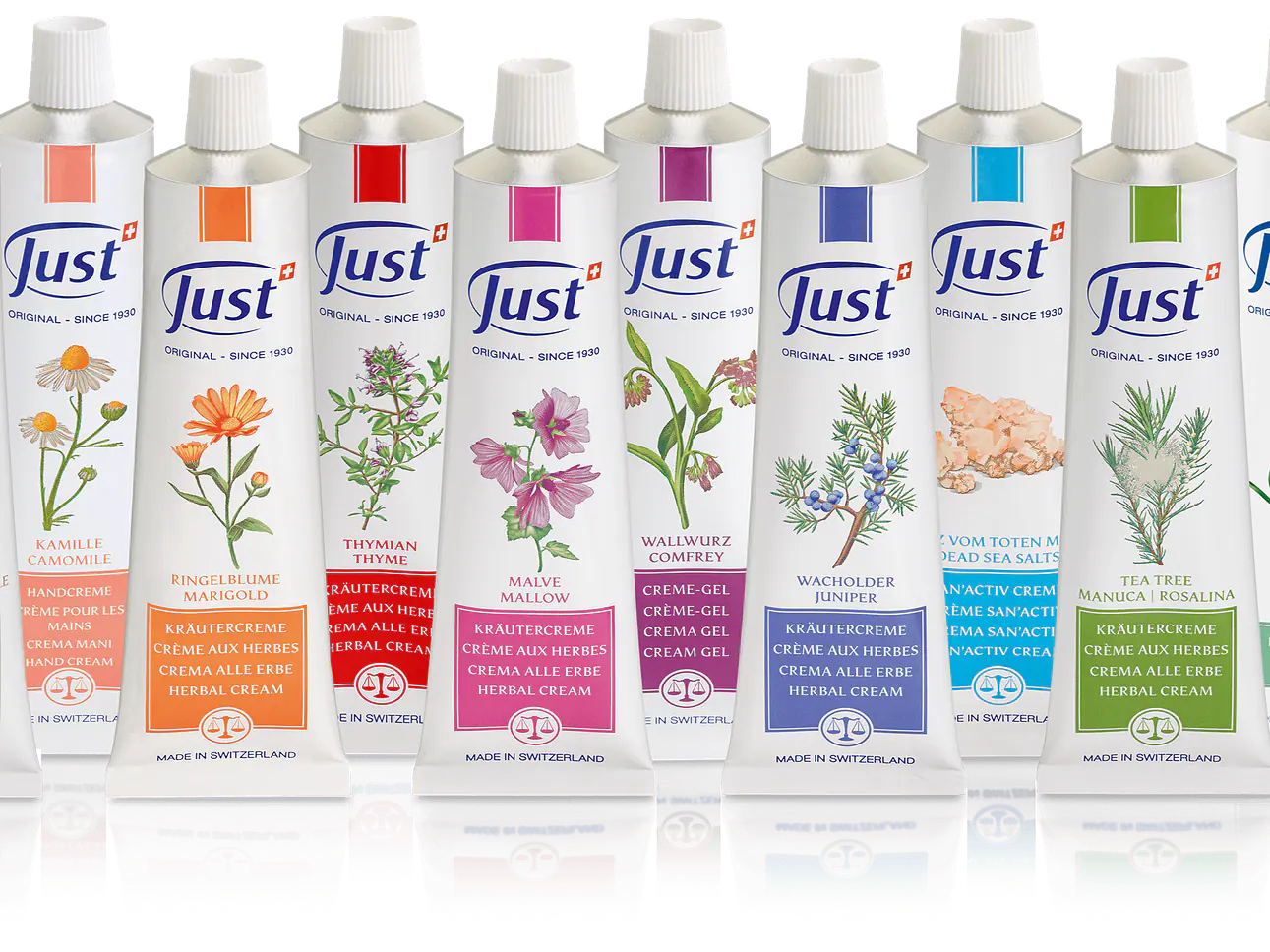 JUST Kräutercremen