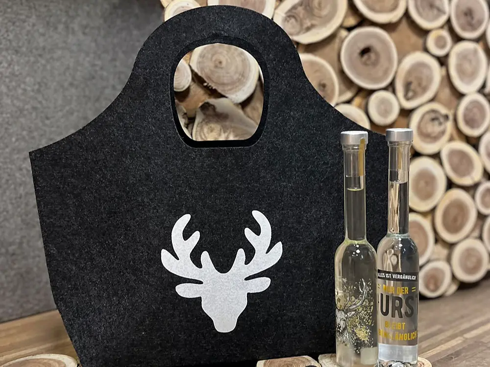 Geschenktasche aus Filz