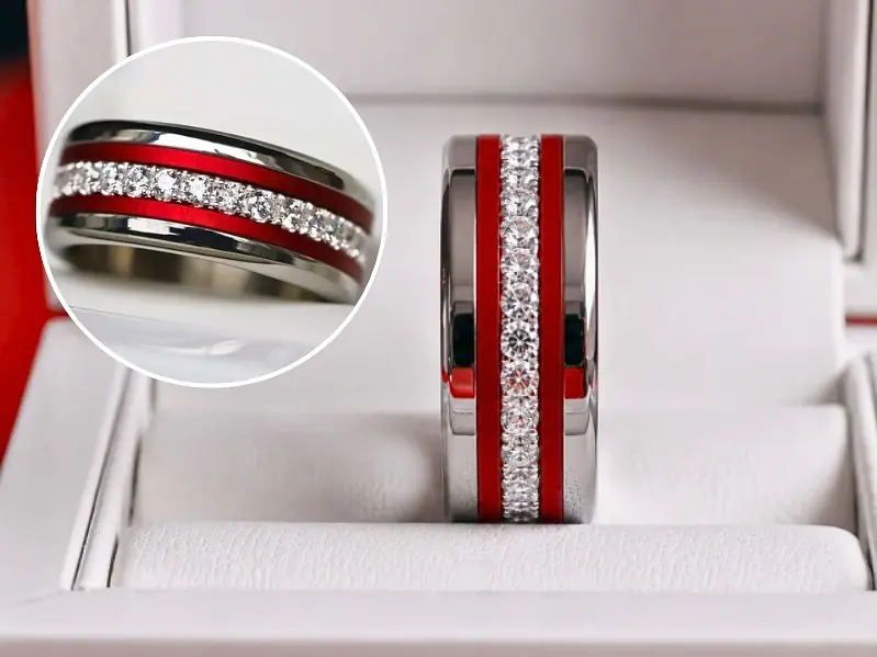 Nationales Herz mood Ring