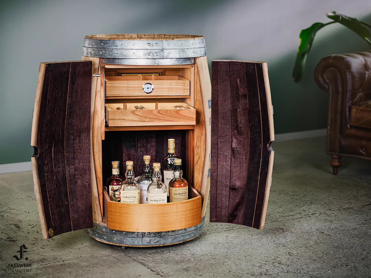 Gestalte deine Weinfass Bar im Baukasten.