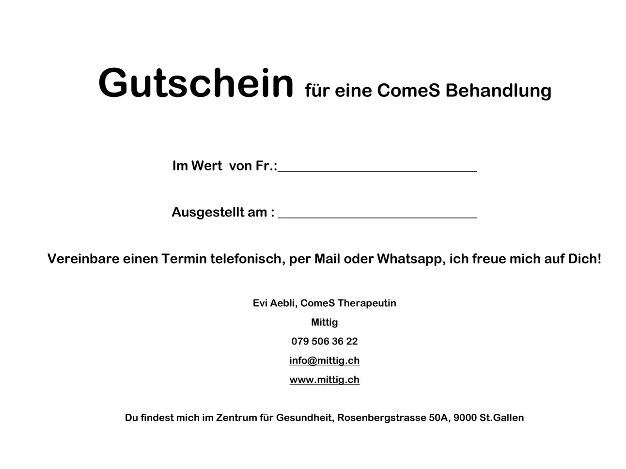 Gutscheine